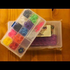 Bracelet rainbow loom kit set of 2 boxes